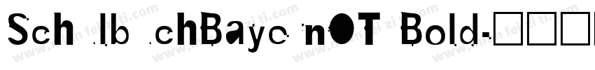 SchulbuchBayernOT Bold字体转换